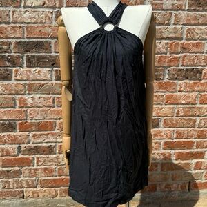 FARM Rio Black Halter Minidress w/Keyhole Neckline / S / Excellent condition